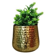 Golden Metal Planter for Home Decor Decoratives for Indoor Outdoor Balcony Living Room